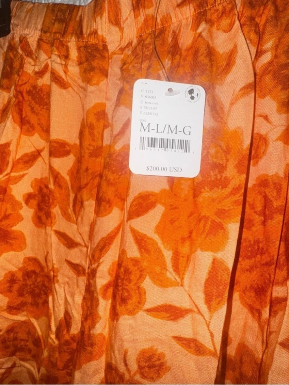 Jen’s Pirate Booty electro floral seadrift flare pants M/L NWT - Picture 6 of 7